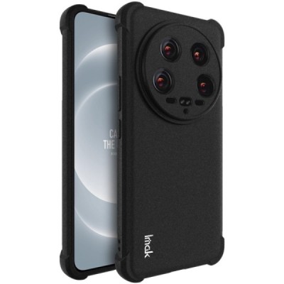 Xiaomi 14 Ultra Imak усиленный твердый силиконовый чехол TPU - чёрный | Vacins.lv