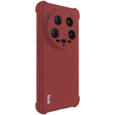 Xiaomi 14 Ultra Imak усиленный твердый силиконовый чехол TPU - бордовый | Vacins.lv