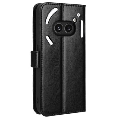 Nothing Phone 2a (2a Plus) atvēramais melns maciņš - maks | Vacins.lv