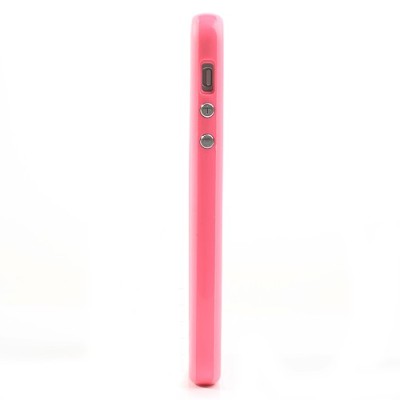 Apple iPhone 5 / 5S klasiskais rozs cieta silikona rāmis (sānu apmale, bamperis) / Vacins.lv