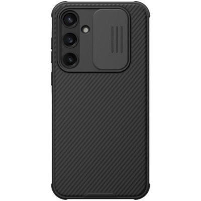 Samsung Galaxy A35 "Nillkin" CamShield Pro чёрный чехол с защитной крышкой для камеры | Vacins.lv