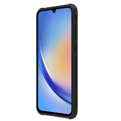 Samsung Galaxy A35 "Nillkin" CamShield Pro чёрный чехол с защитной крышкой для камеры | Vacins.lv