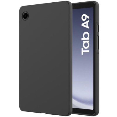 Samsung Galaxy Tab A9 Shell TPU твердый силиконовый чехол - чёрный | Vacins.lv