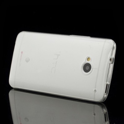 HTC One M7 dzidrs (matēts) cieta silikona TPU pasaulē planākais futrālis / Vacins.lv