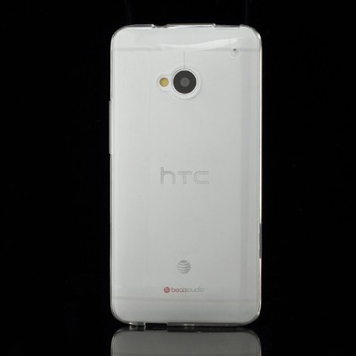 HTC One M7 dzidrs (matēts) cieta silikona TPU pasaulē planākais futrālis / Vacins.lv