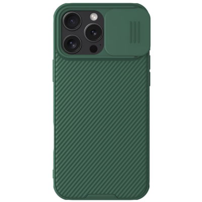 Apple iPhone 16 Pro "Nillkin" CamShield Pro Magnetic зелёный чехол | Vacins.lv