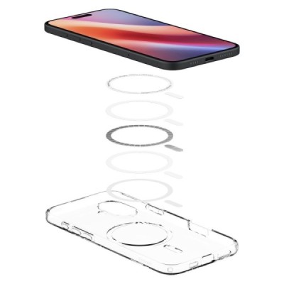 "Spigen" Liquid Crystal MagFit Apple iPhone 16 прозрачный твердый силиконовый чехол | Vacins.lv