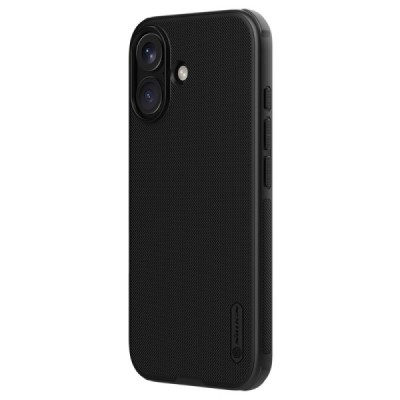 Apple iPhone 16 "Nillkin" Frosted Shield Pro Magnetic чёрный чехол | Vacins.lv
