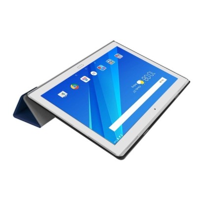 Lenovo Tab 4 10 Plus синий кожаный чехол-книжка (складной) | Vacins.lv