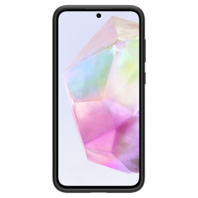 "Spigen" Liquid Air Samsung Galaxy A35 чёрный твердый силиконовый чехол | Vacins.lv