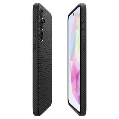"Spigen" Liquid Air Samsung Galaxy A35 чёрный твердый силиконовый чехол | Vacins.lv