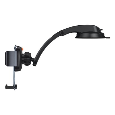 „Baseus“ Easy Control Clamp Set automašīnas melns telefona turētājs (restēm / uz paneļa) | Vacins.lv