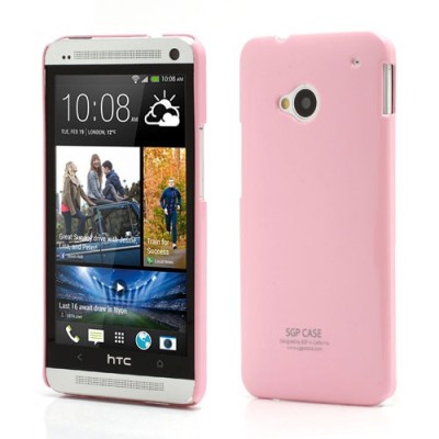 „SGP“ HTC One M7 rožinis dėklas (Dėkliukas) / Priedai.lt