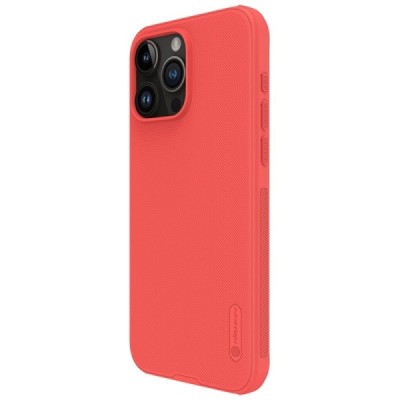 Apple iPhone 15 Pro Max „Nillkin“ Frosted Shield Pro красный чехол | Vacins.lv