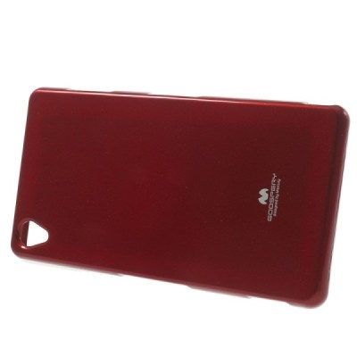 Sony Xperia Z3 raudonas Mercury kieto silikono (TPU) dėklas / Priedai.lt