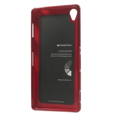 Sony Xperia Z3 raudonas Mercury kieto silikono (TPU) dėklas / Priedai.lt