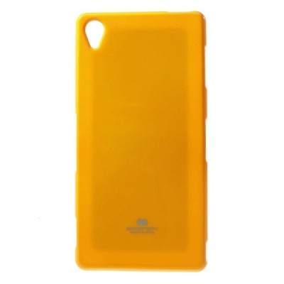 Sony Xperia Z3 geltonas Mercury kieto silikono (TPU) dėklas / Priedai.lt