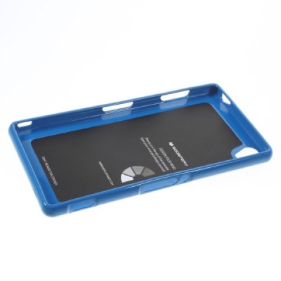 Sony Xperia Z3 tamsiai mėlynas Mercury kieto silikono (TPU) dėklas / Priedai.lt