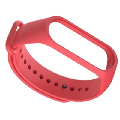 Viedā pulksteņa Xiaomi Mi Band 4 cietā silikona (TPU) siksniņa - sarkans | Vacins.lv