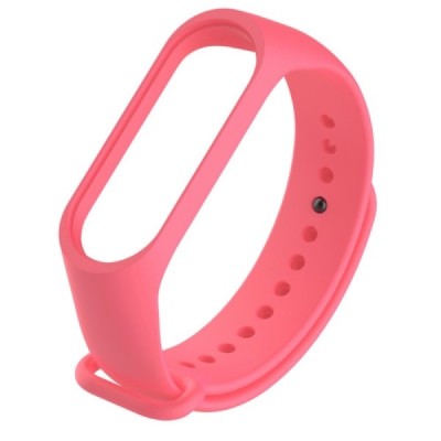 Viedā pulksteņa Xiaomi Mi Band 4 cietā silikona (TPU) siksniņa - roza | Vacins.lv