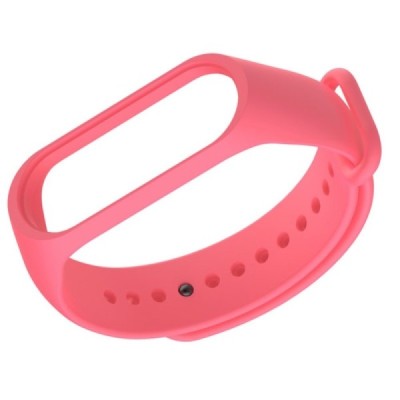 Viedā pulksteņa Xiaomi Mi Band 4 cietā silikona (TPU) siksniņa - roza | Vacins.lv