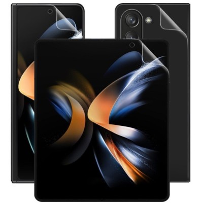 Samsung Galaxy Fold5 5G (SM-F946B) aizsargplēves ekrānam un aizmugurējai daļai - dzidras | Vacins.lv