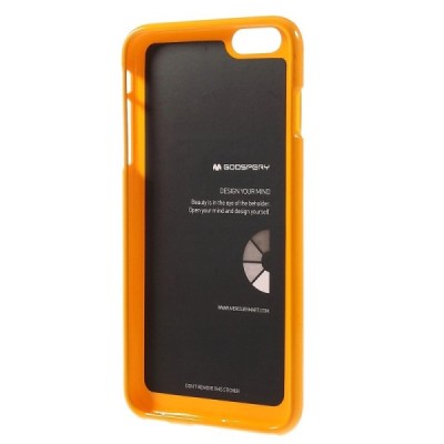 Apple iPhone 6 Plus (6s Plus) Mercury dzeltens cieta silikona (TPU) futrālis / Vacins.lv