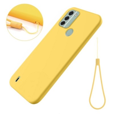 Nokia C31 Shell (TPU) твердый силиконовый чехол - жёлтый | Vacins.lv