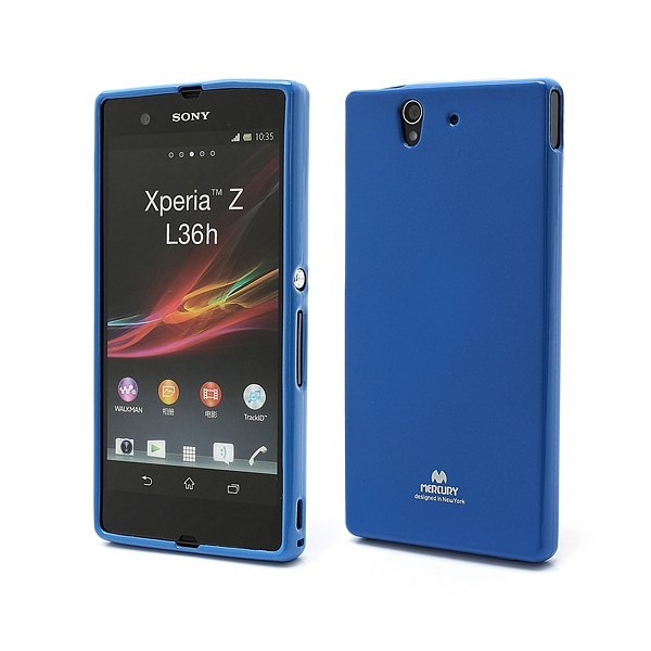 „Mercury“ futrālis - tumši zils (Xperia Z)