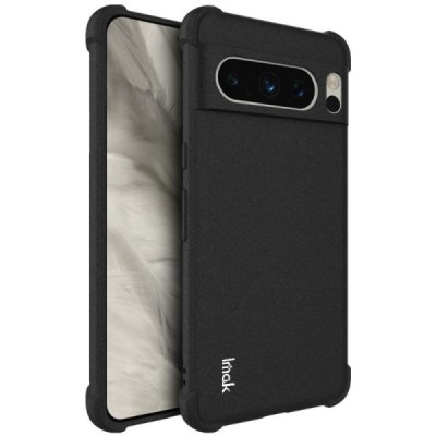 Google Pixel 8 Pro Imak pastiprinātas aizsardzības cieta silikona (TPU) melns vāciņš | Vacins.lv
