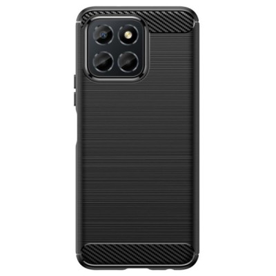 Твердый силиконовый чехол „Carbon“ (TPU) для Huawei Honor X6, серово цвета | Vacins.lv