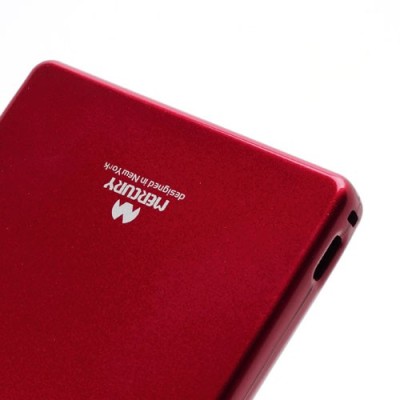 Sony Xperia Z Mercury raudonas kieto silikono tpu dėklas - nugarėlė / Priedai.lt