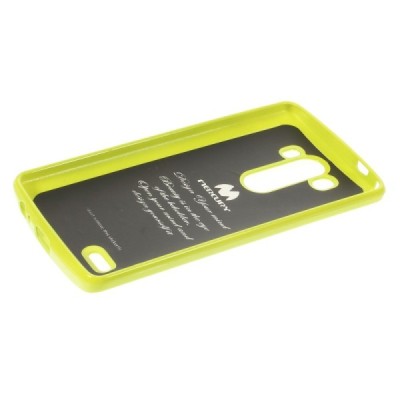 LG G3 D855 Mercury žalias kieto silikono tpu dėklas - nugarėlė / Priedai.lt