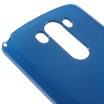 LG G3 D855 Mercury mėlynas kieto silikono tpu dėklas - nugarėlė / Priedai.lt