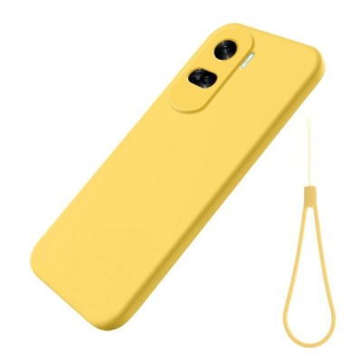 Huawei Honor 90 Lite (X50i) „Shell“ cieta silikona (TPU) dzeltens apvalks | vacins.lv