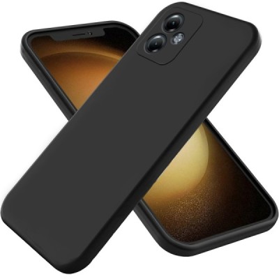 Motorola Moto G14 Shell cieta silikona (TPU) apvalks - melns | vacins.lv
