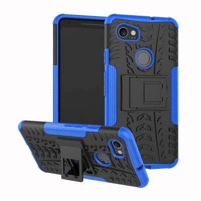 Google Pixel 2 XL „Kickstand“ pastiprinātas aizsardzības zils / melns apvalks | Vacins.lv
