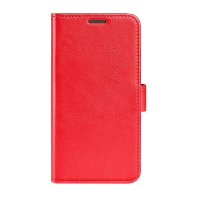 Nokia C02 открываемый красный кожаный чехол - книжка | Vacins.lv