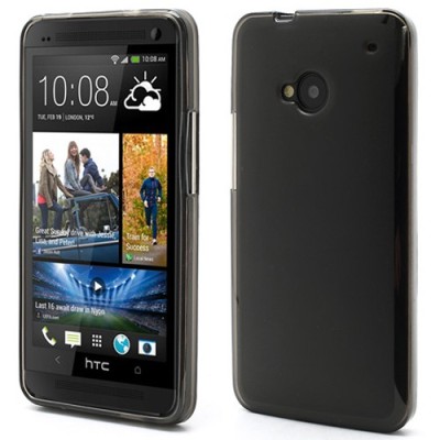 HTC One M7 aptumšots silikona apvalks / vacins.lv