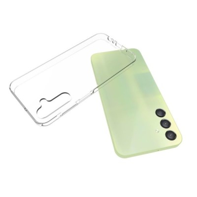 Твердый силиконовый чехол (TPU) для Samsung Galaxy A15 5G (SM-A156B, SM-A155F), прозрачный | Vacins.lv