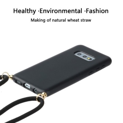 Samsung Galaxy S10e (G970) Strap твердый силиконовый чехол из TPU чёрного цвета | Vacins.lv