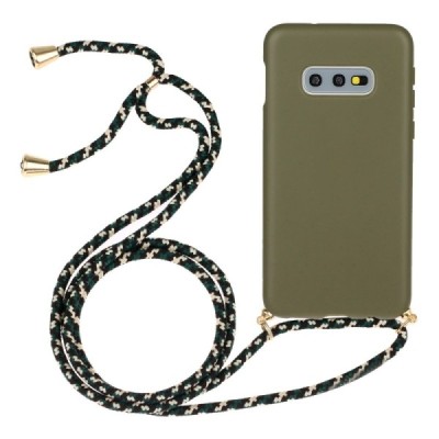 Samsung Galaxy S10e (G970) Strap твердый силиконовый чехол из TPU зелёного цвета | Vacins.lv