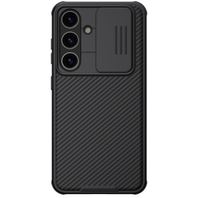 Samsung Galaxy S24 (SM-S921) „Nillkin“ CamShield Pro Magnetic melns apvalks | vacins.lv