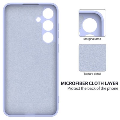 Samsung Galaxy S24 (SM-S921) Shell cieta silikona (TPU) apvalks - violets | vacins.lv