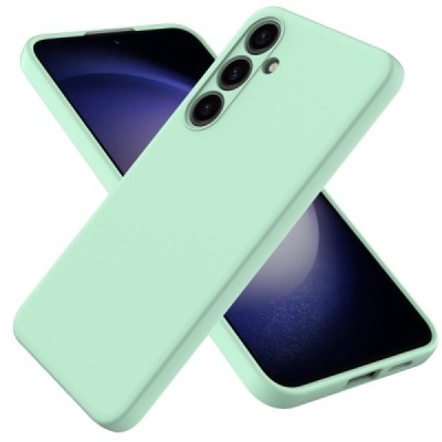 Samsung Galaxy S24+ (SM-S926) Shell (TPU) твердый силиконовый чехол - зелёный | Vacins.lv