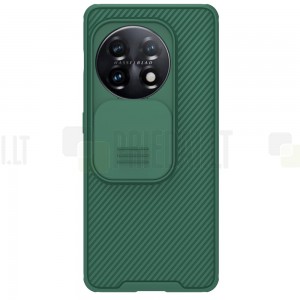 OnePlus 11 „Nillkin“ CamShield Pro zaļš apvalks