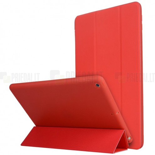 Apple iPad 10,2 (2019) solīds atvēramais sarkans maciņš - vāciņš