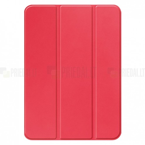 Apple iPad 11 2025, iPad 10,9 2022 atvēramais sarkans maciņš - vāciņš