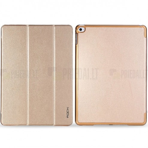 Apple iPad Air 2 plāns atvēramais „Rock“ Uni zelta maciņš