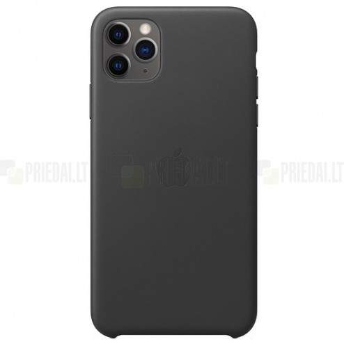 Oficiāls „Apple“ iPhone 11 Pro Max Silicone Case melns silikona apvalks (MX002ZM/A)